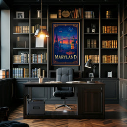 Maryland A Scenic Tribute Poster