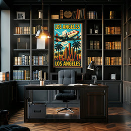 Los Angeles Travel Poster PosterGoat