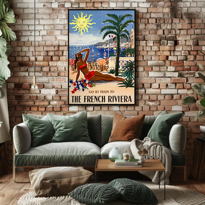 The French Riviera SNCF Travel Poster (1955)