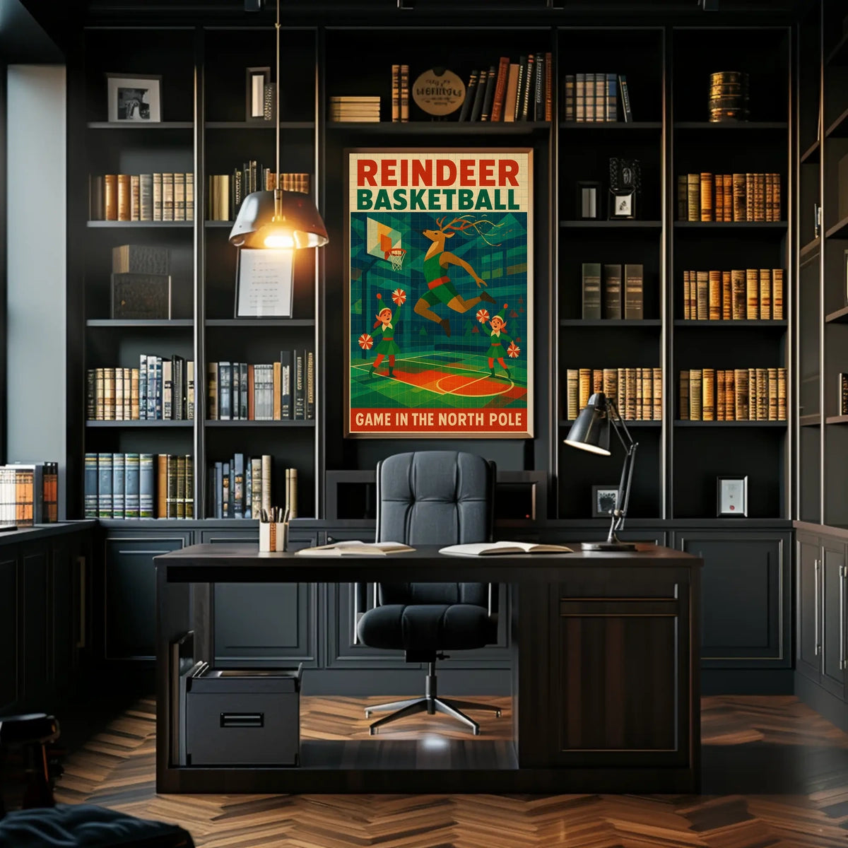 Reindeer Basketball Extravaganza Poster