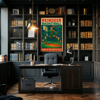 Reindeer Basketball Extravaganza Poster