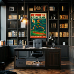 Reindeer Basketball Extravaganza Poster