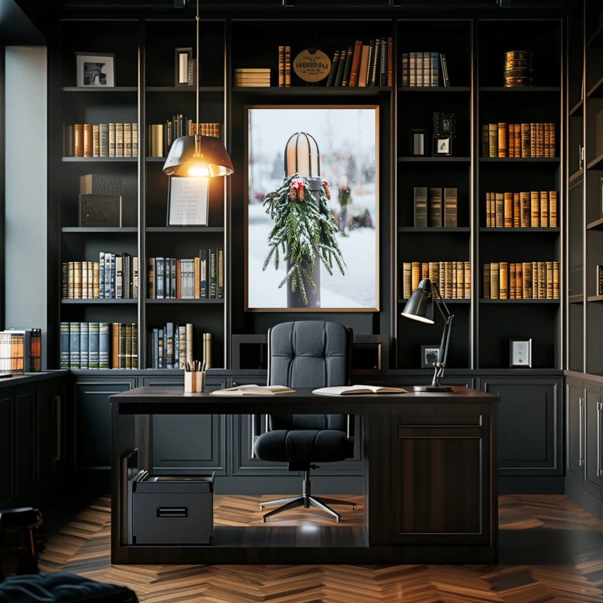 Winter Holiday Decor Poster