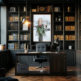 Winter Holiday Decor Poster