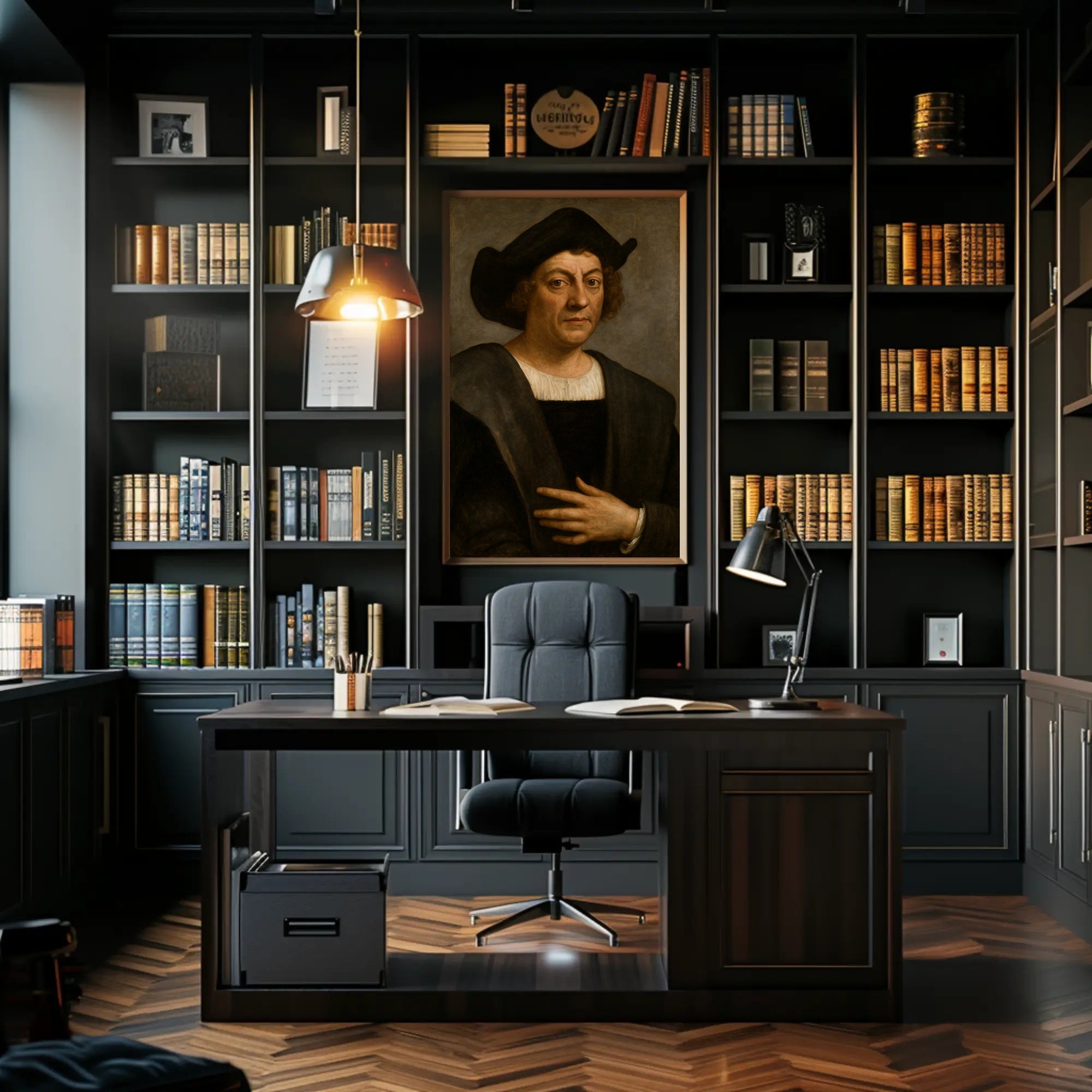 Portrait of an Explorer Wall Art Print PosterGoat