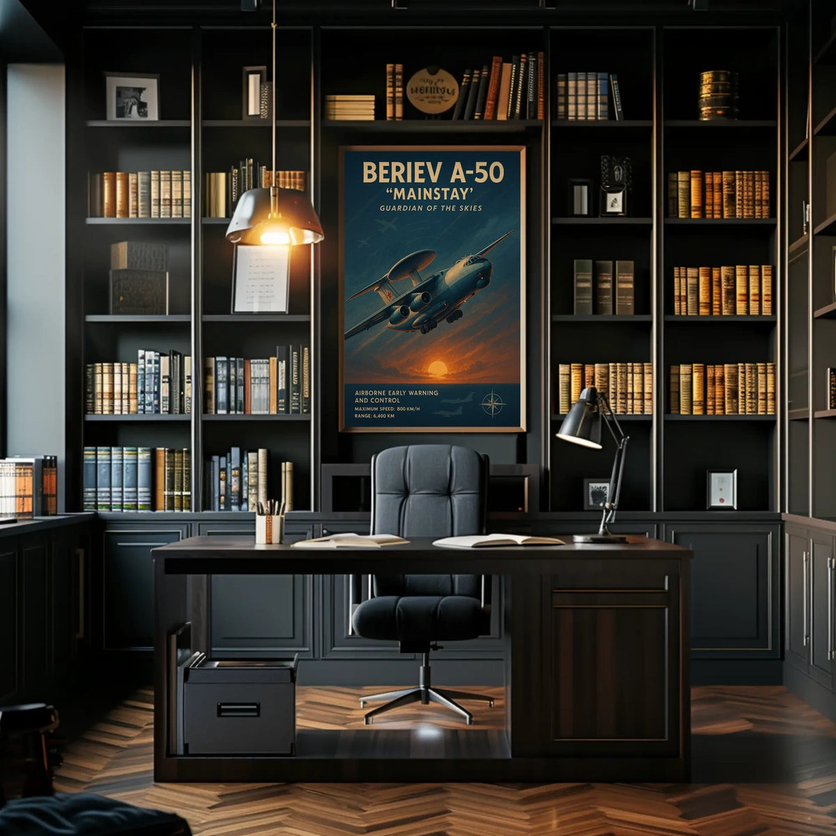 Guardian of the Skies: A Powerful Propaganda Poster