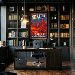 Lone Star Lights At Klyde Warren Park Poster