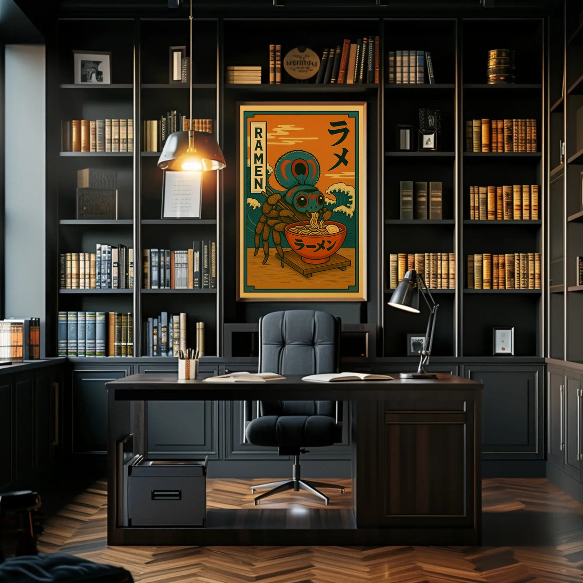 Ramen Spider Delight Poster