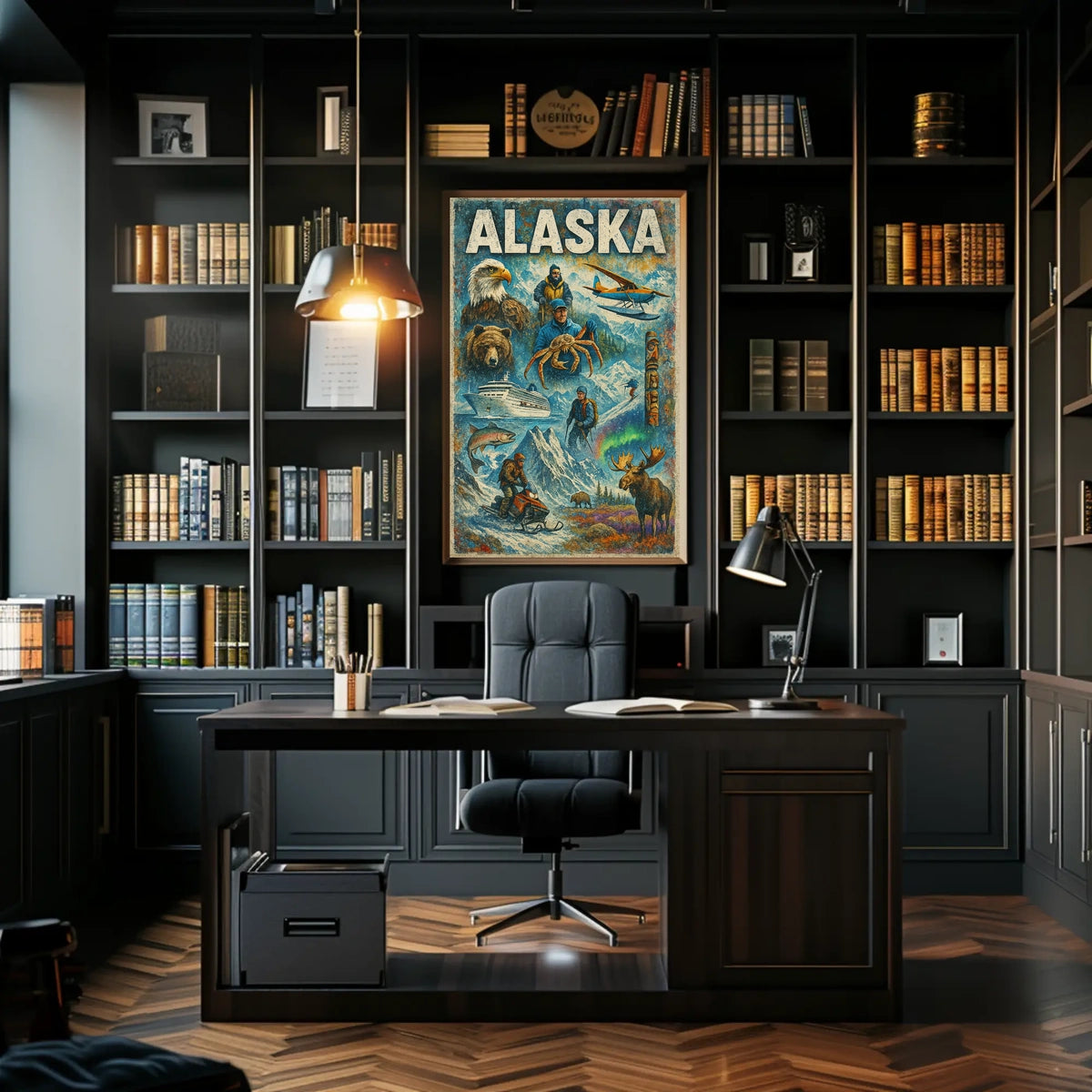 Discover Alaska Poster