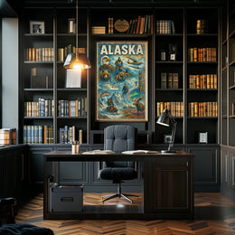 Discover Alaska Poster