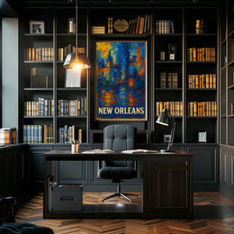 New Orleans A Vibrant Impression Poster