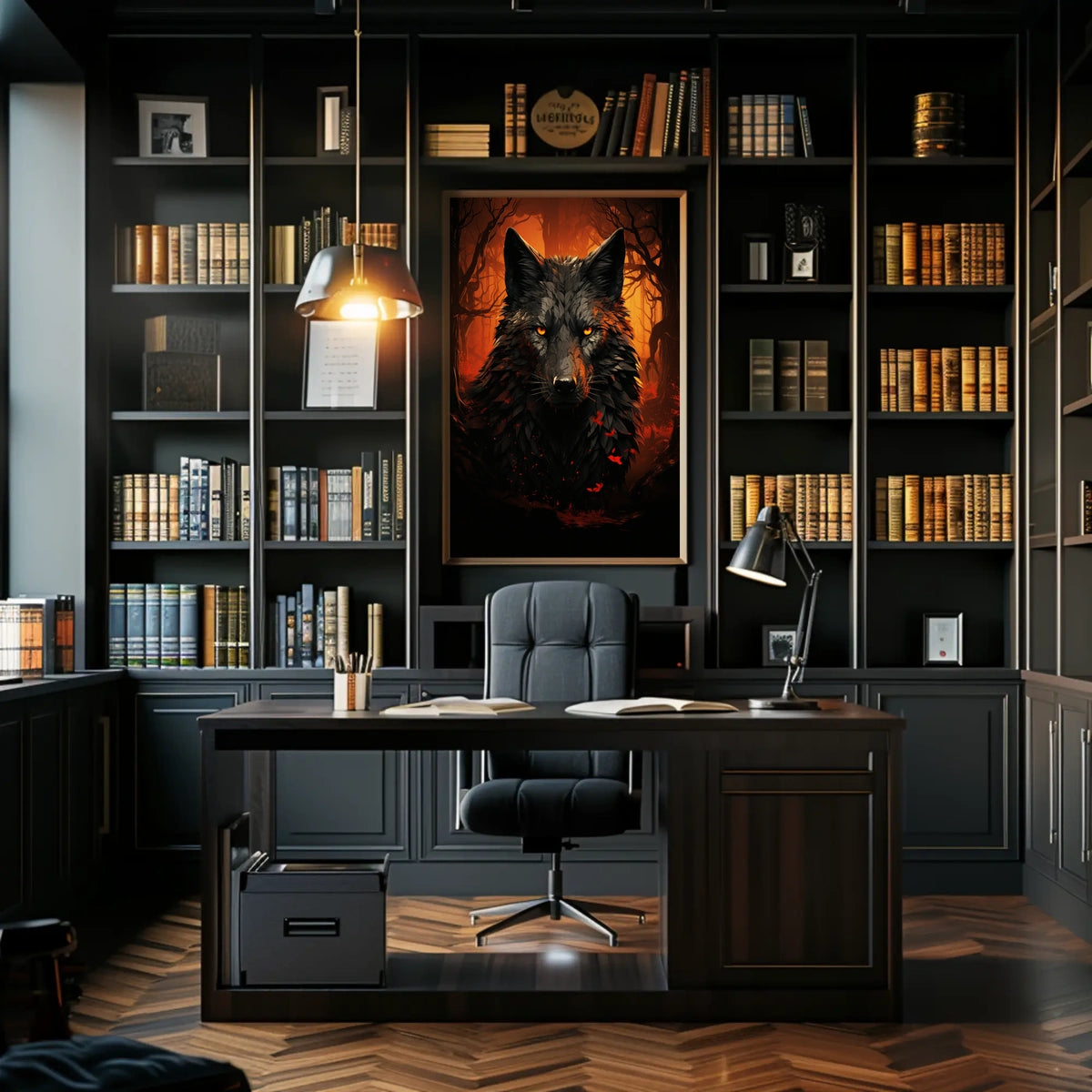 The Enigmatic Wolf Poster