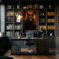 The Enigmatic Wolf Poster