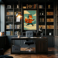 Winter Fox Adventure Poster