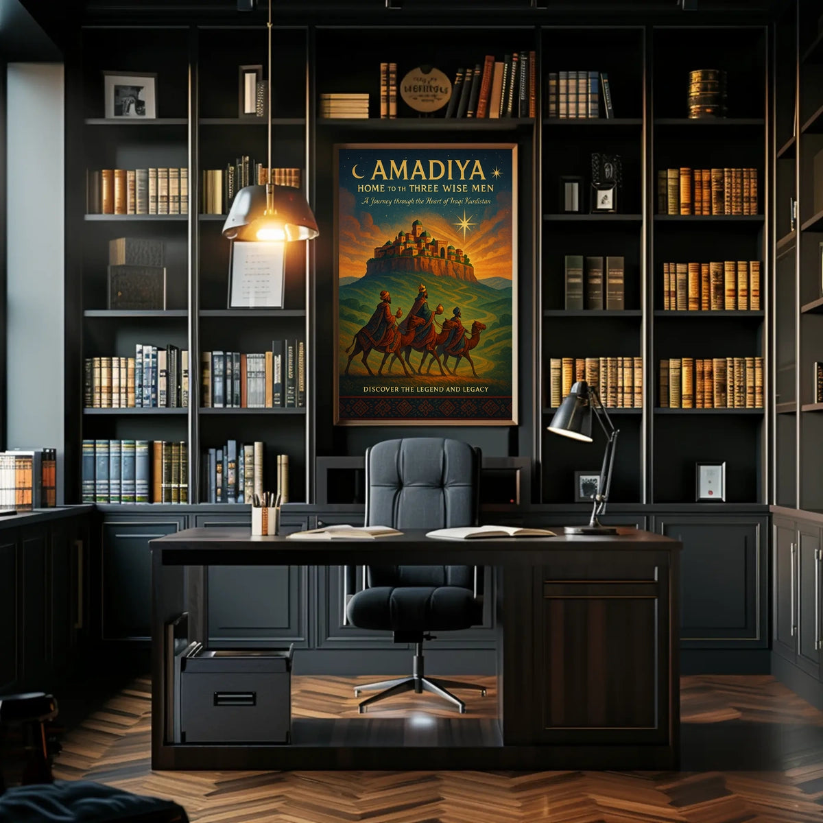 Amadiya Home to the Three Wise Men Poster