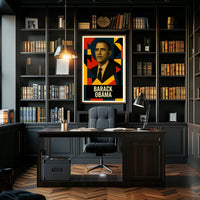 Barack Obama 44th President of the United States Abstract Pop Poster