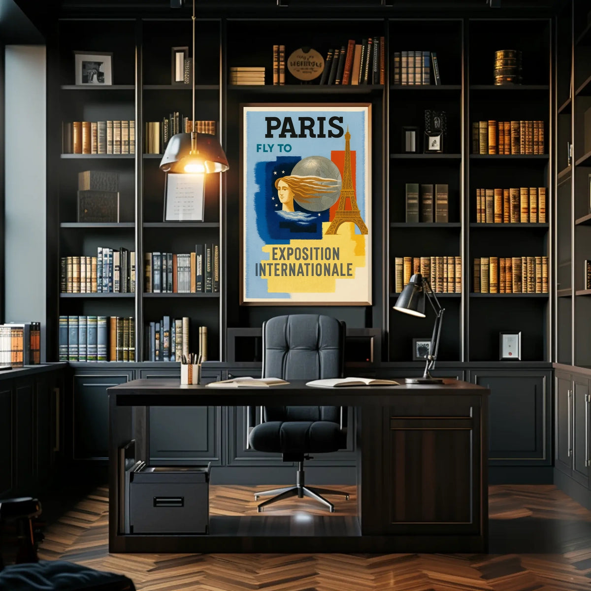 Fly To Paris Exposition Internationale Poster