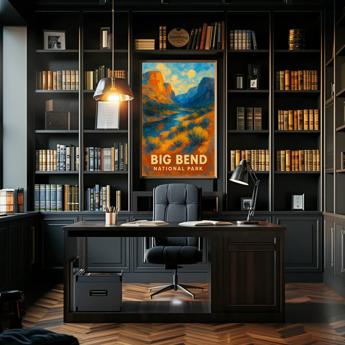 Big Bend National Park Poster Southwest Landscape Wall Art