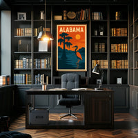 Alabama Wildlife Poster