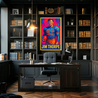 Jim Thorpe Legendary Athlete Poster