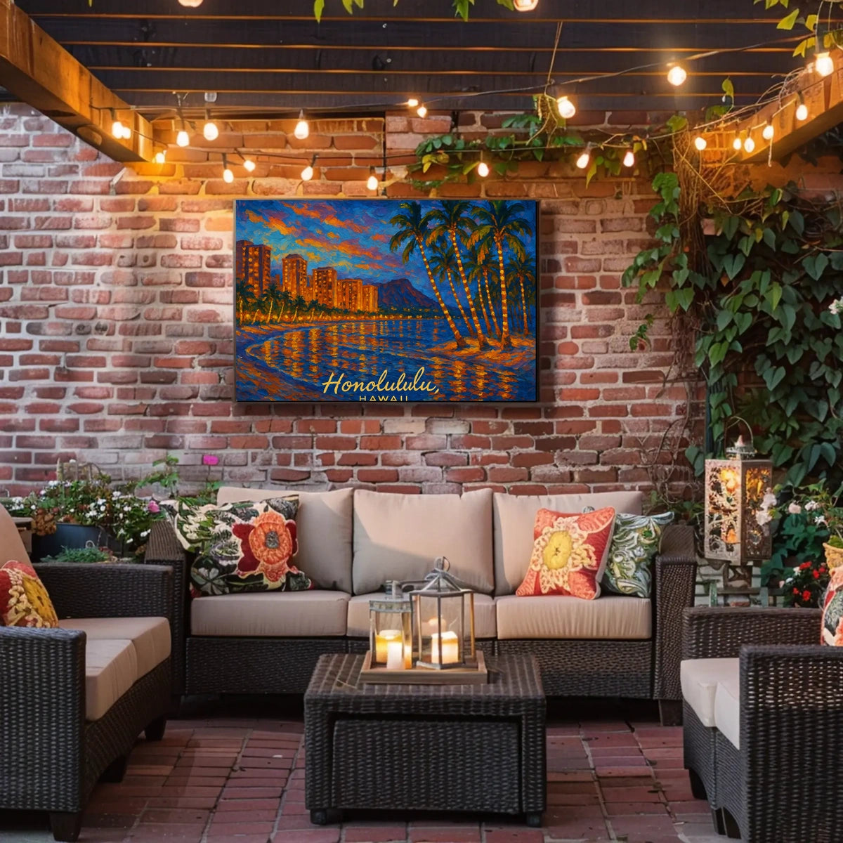 Honolulu Hawaii Wanderlust Beach Photography Poster