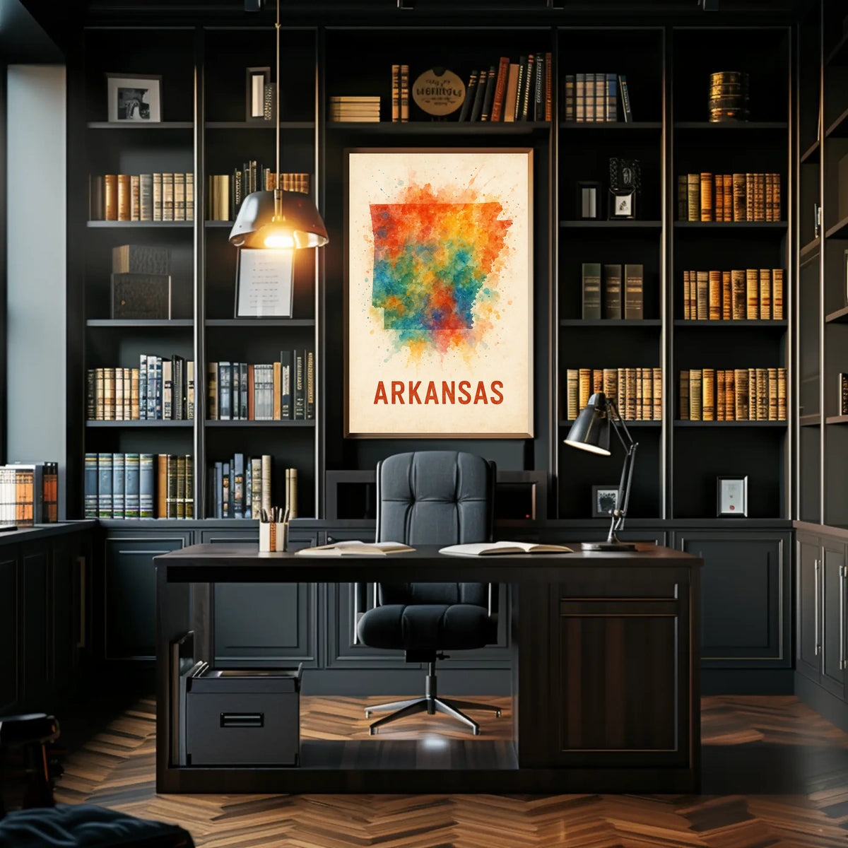 Arkansas State Art Poster