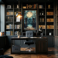 Moonlit Mansion Poster