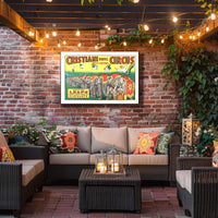 Cristiani Bros. Wild-Animal Circus Poster