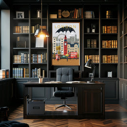 London Cityscape Poster PosterGoat