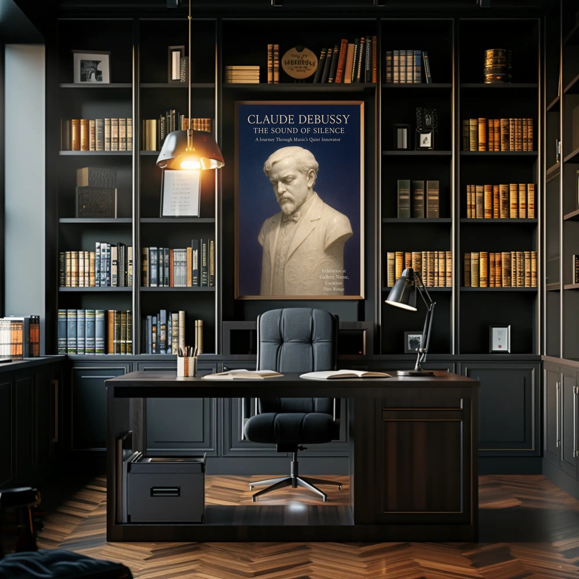 Claude Debussy The Sound of Silence Poster PosterGoat