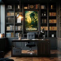 Louisiana A Scenic Tribute Poster
