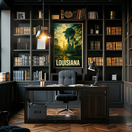 Louisiana A Scenic Tribute Poster