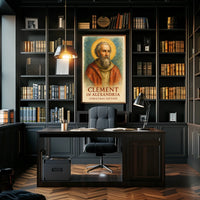 Clement of Alexandria Christmas Art Religious Heritage Poster
