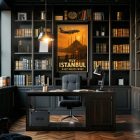 Fly Istanbul East Meets West Poster