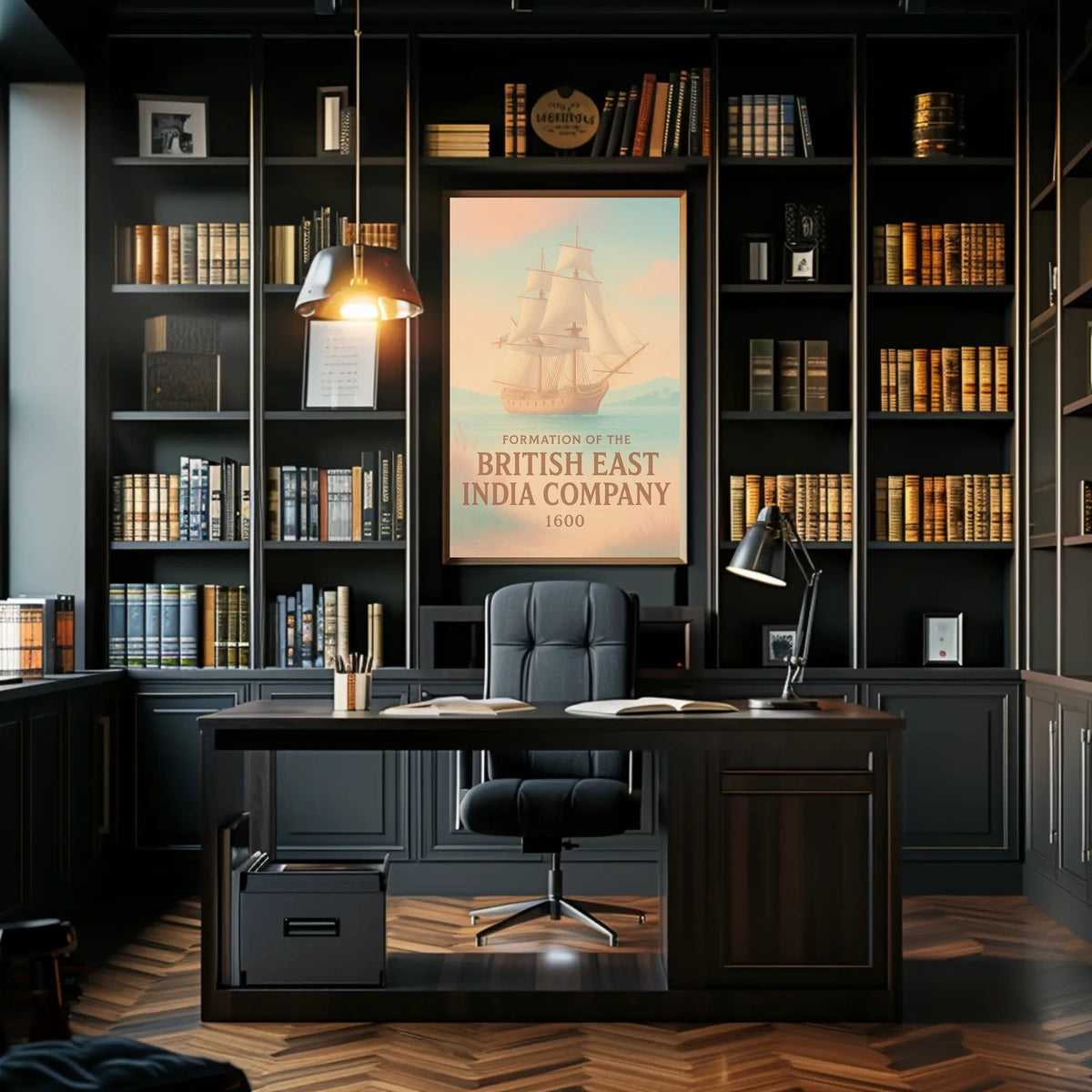 Formation of the British East India Company Poster