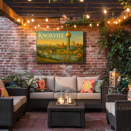 Knoxville Travel Poster Gateway to the Smokies