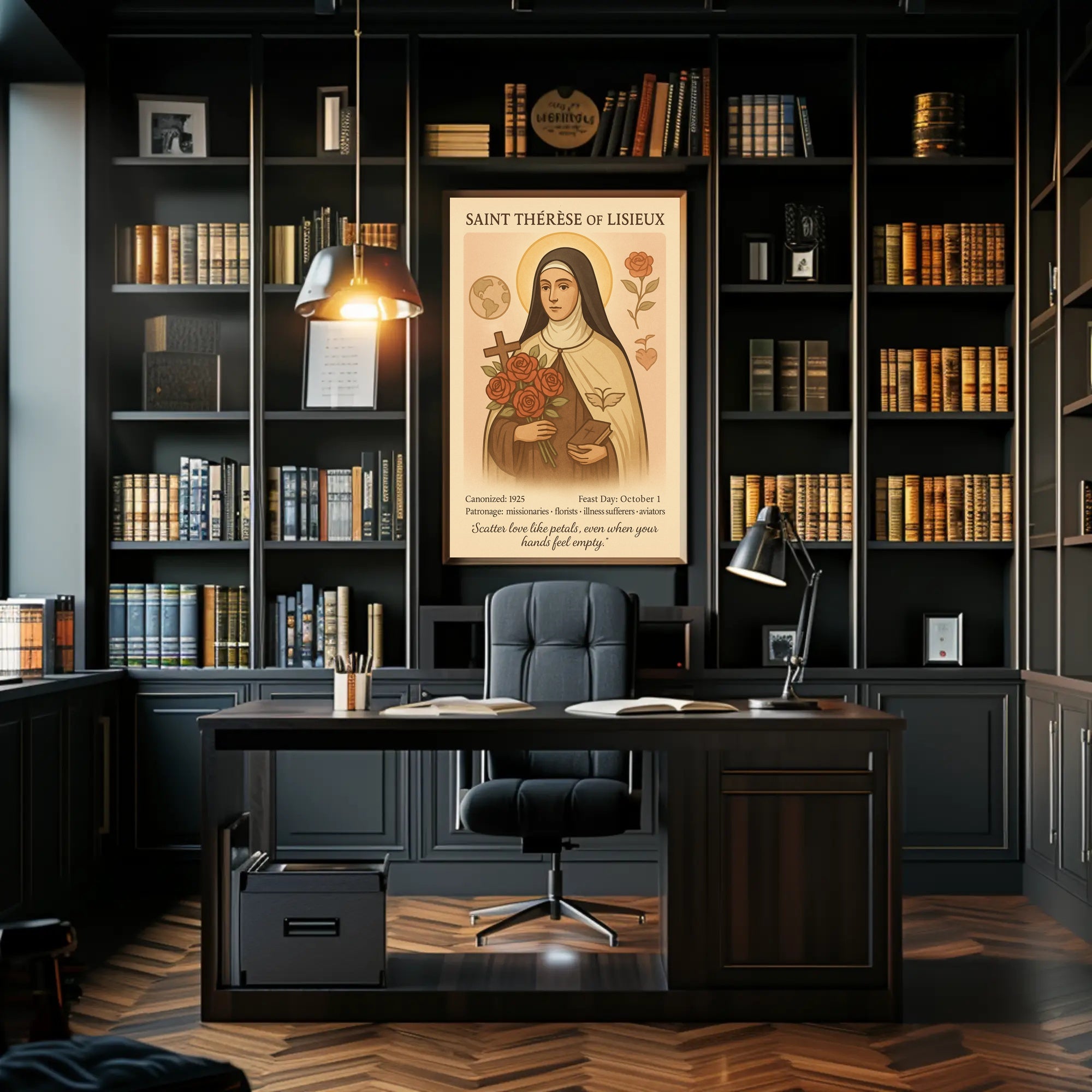 Saint Thérèse of Lisieux Devotional Cultural Heritage Poster