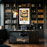 William Morris Inspired Exhibition Art Nouveau Poster
