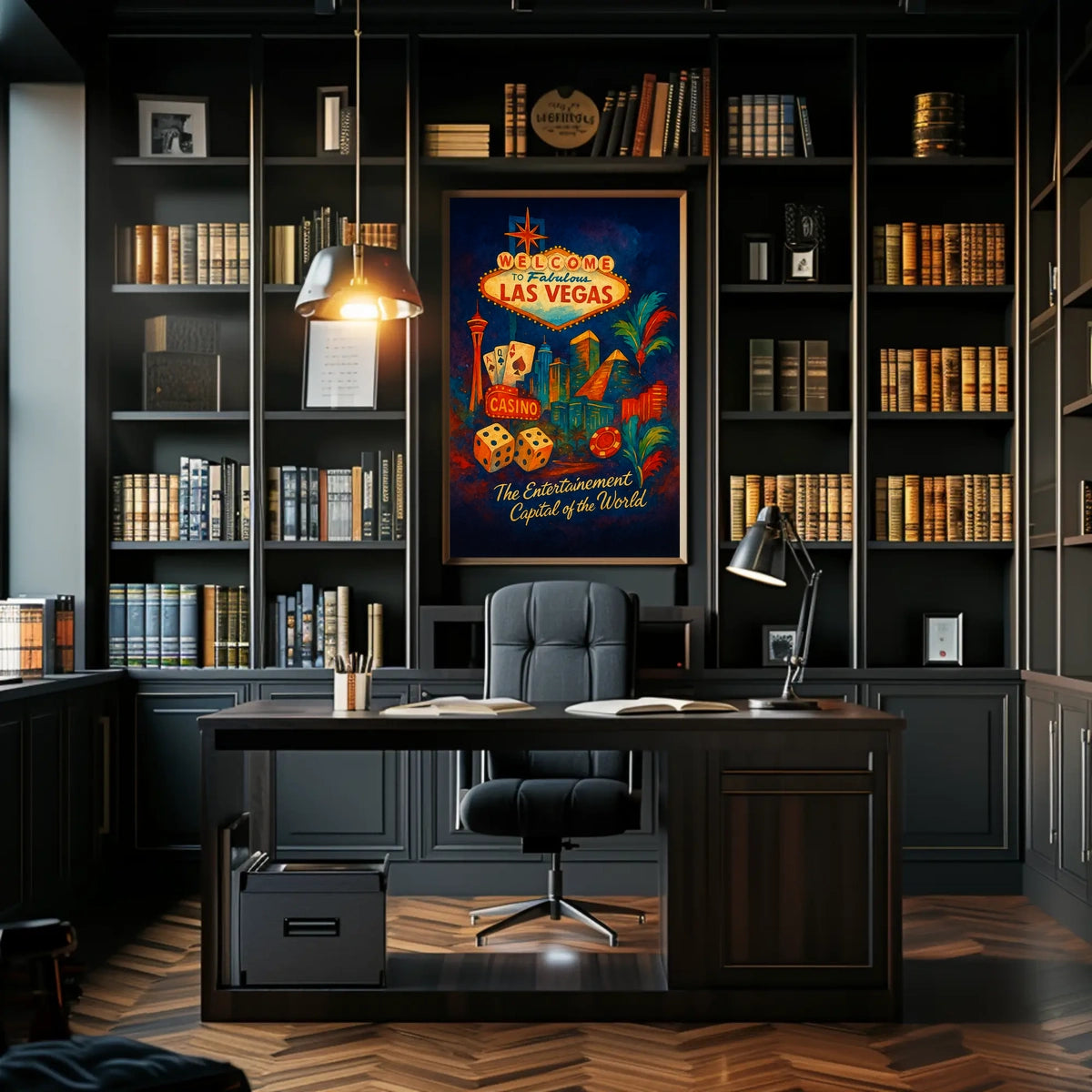 Welcome to Fabulous Las Vegas Poster for Home Decor Fans