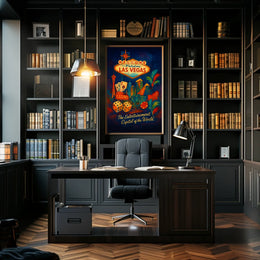 Welcome to Fabulous Las Vegas Poster for Home Decor Fans