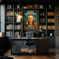 47th President Christmas Miracle 2025 Political Poster