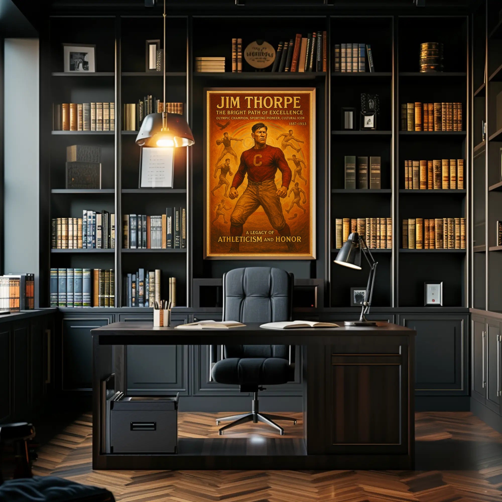 Jim Thorpe: A Legacy of Athleticism and Honor Poster