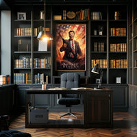 Ronald Reagan: A Patriotic Tribute Poster