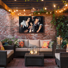 Classic Renaissance Family Scene in Historical or Heritage Poster