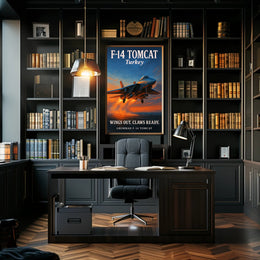 F-14 Tomcat Wings Out, Claws Ready Poster PosterGoat