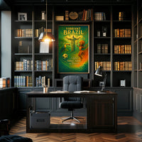 Vibrant Brazil A Land of Culture, Nature, and Passion Poster