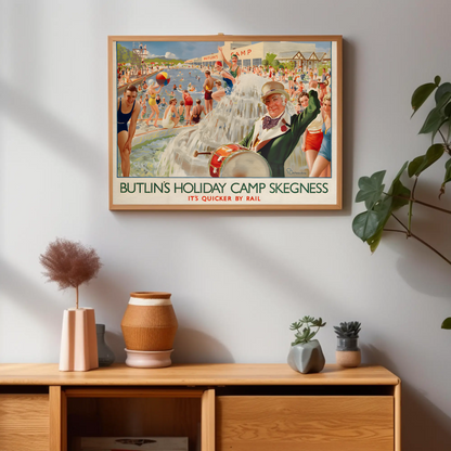 Butlin's Holiday Camp Skegness Poster