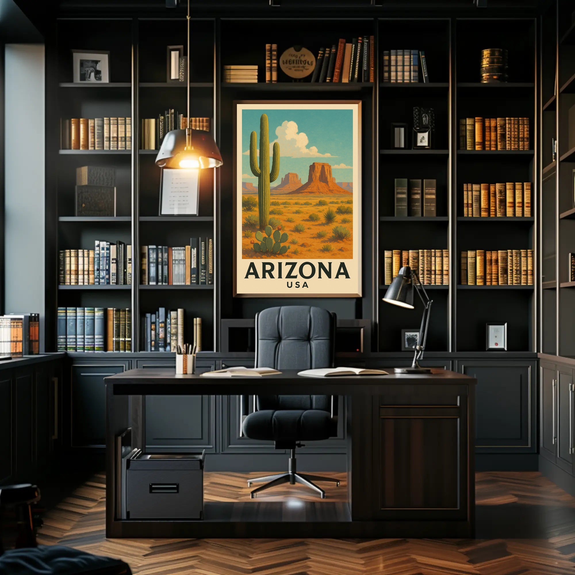 Arizona Desert Landscape Poster
