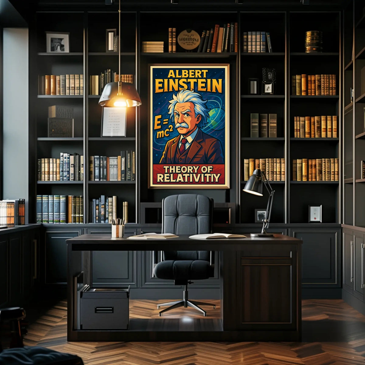 Albert Einstein Theory Of Relativity Poster