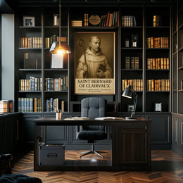 Saint Bernard Of Clairvaux Poster